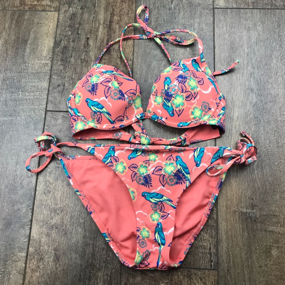 Pink bikini